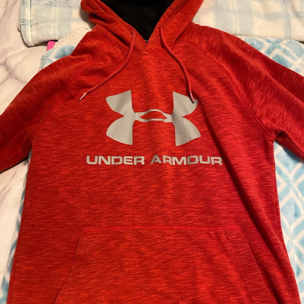 red hoodie
